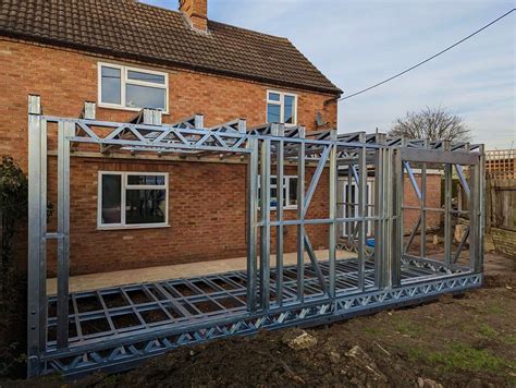 steel box frame for extension cost|steel frame extensions cost.